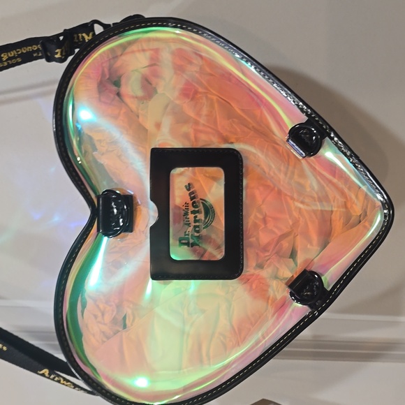 Dr Martens Transparent Heart-Shaped Backpack Crossbody Bag - Picture 14 of 16
